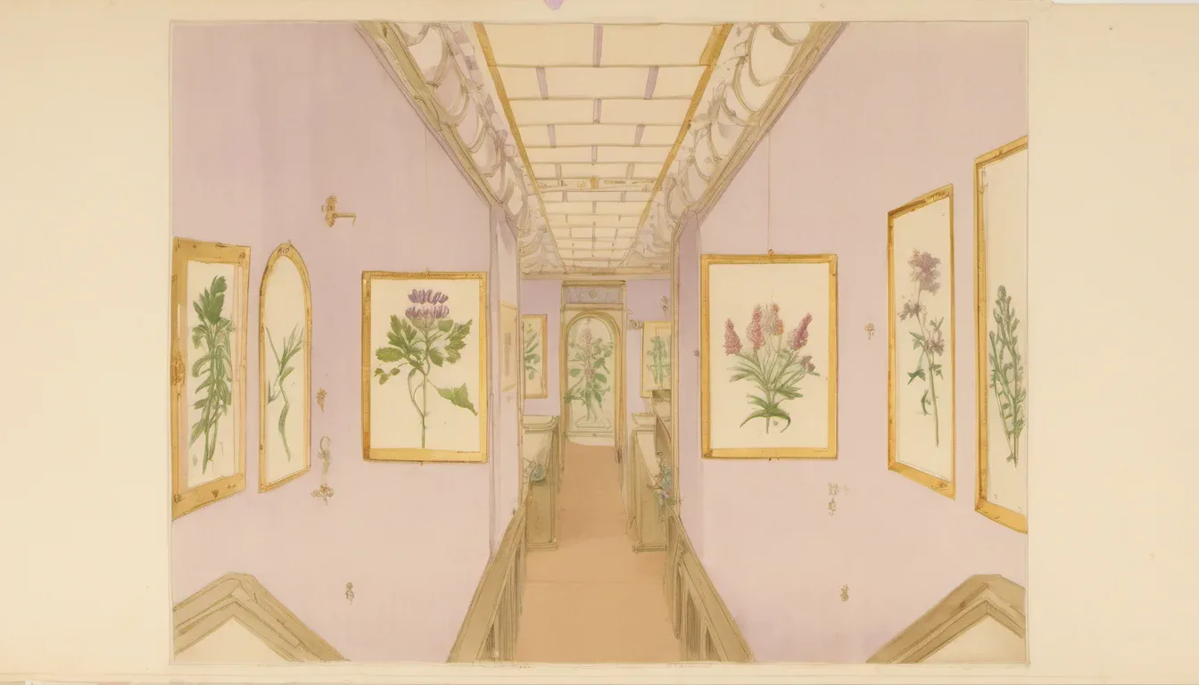 Interior of the Pinacoteca Nazionale di Bologna, with successive doorways leading through galleries of framed altarpieces in the former Jesuit novitiate.